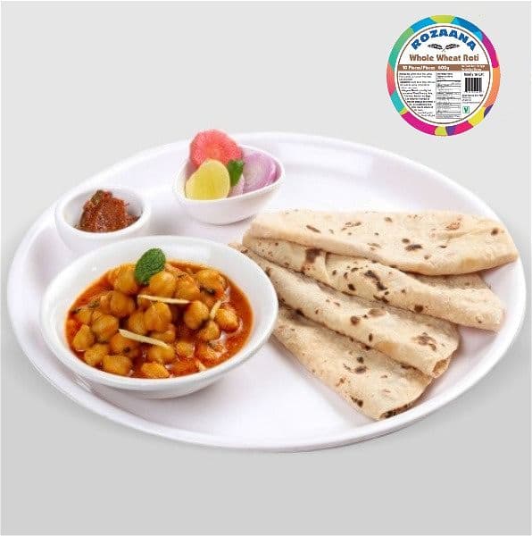 Fresh Whole Wheat Roti (10 Pieces)