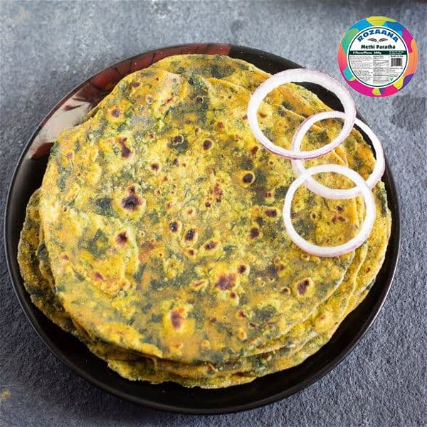 Fresh Paratha Methi (5 Pieces)