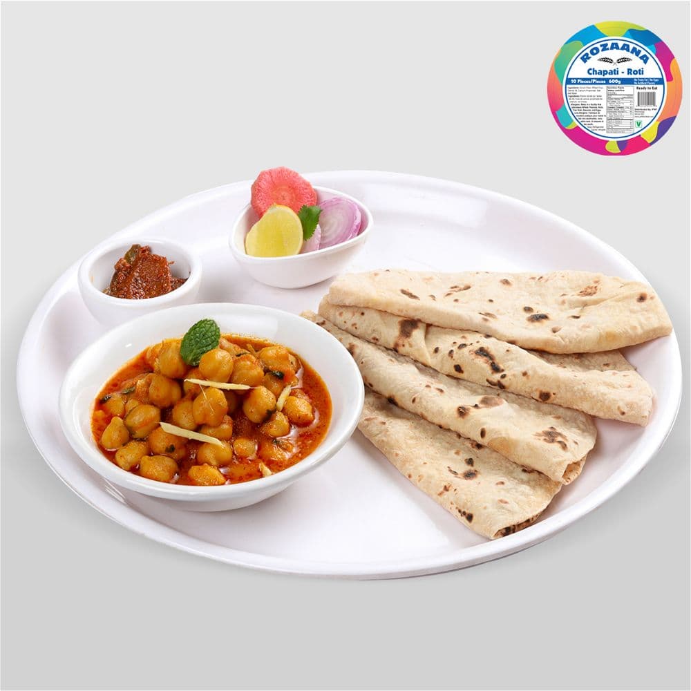 Fresh Roti Plain (10 Pieces)