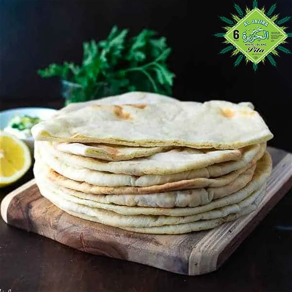 Fresh White Pita (6 Pieces)