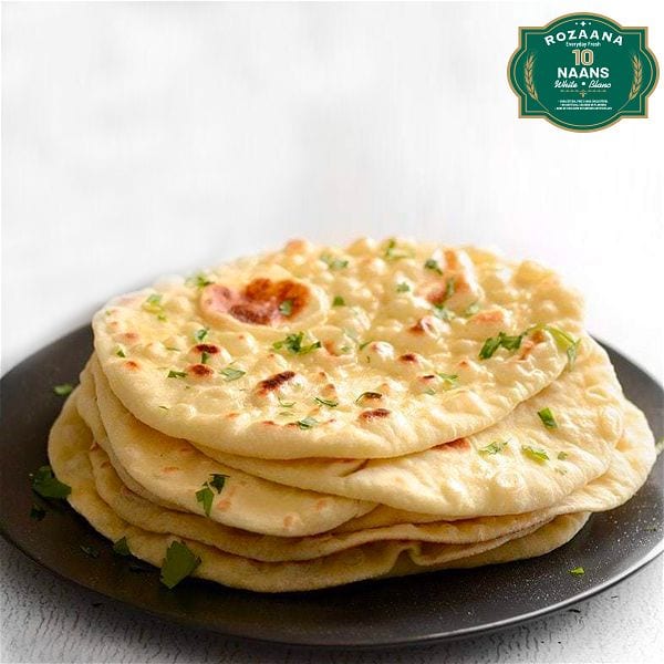 Fresh Plain Naan (10 Pieces)